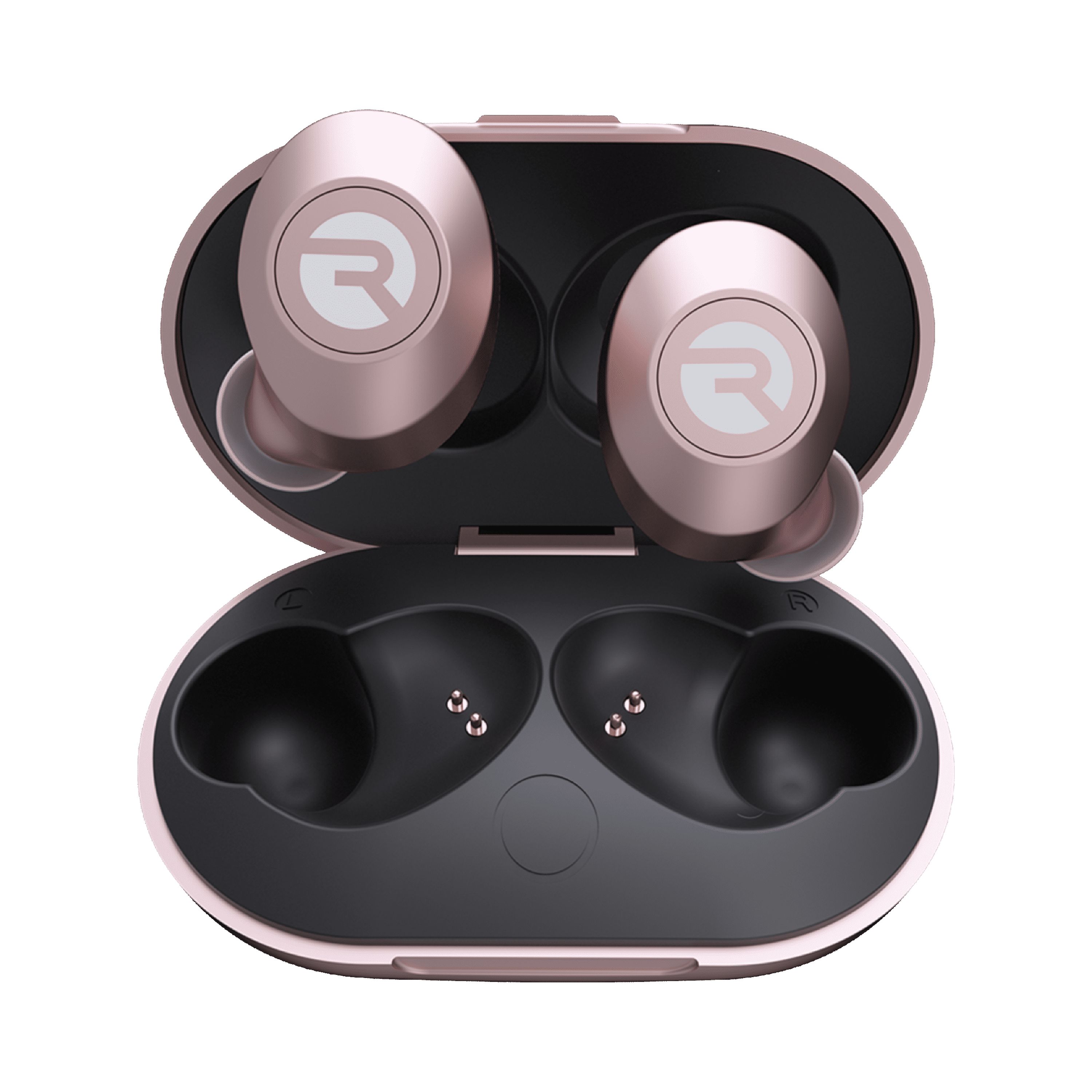 Raycon Everyday Earbuds Wireless and Bluetooth Earbuds Microphone 32 Hours Matte Rose Gold
