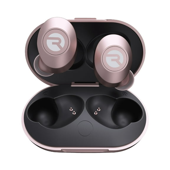 Raycon Everyday Earbuds - Wireless and Bluetooth Earbuds, Microphone, 32 Hours (Matte Rose Gold)