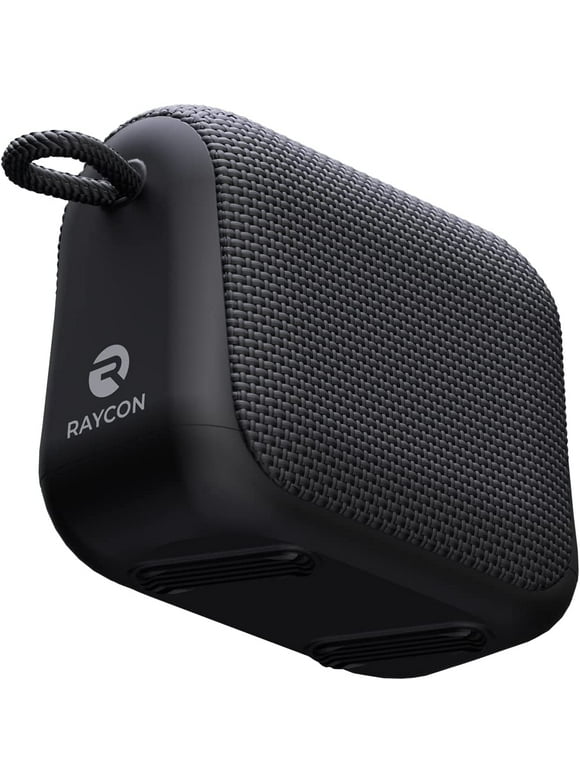 Raycon Everyday Portable Speaker - Microphone, Bluetooth, 5-Watt, IP67 Dustproof Waterproof (Carbon Black)