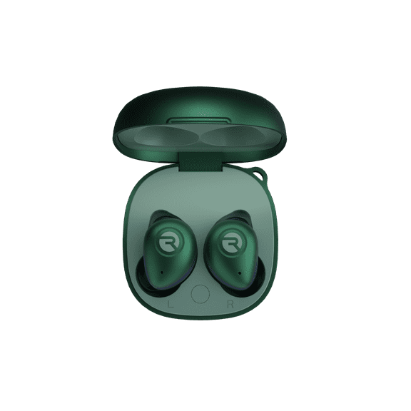 Raycon Fitness Bluetooth True Wireless Earbuds with Built in Mic 56 Hours of Battery, IPX7 Waterproof, Active Noise Cancellation, Awareness Mode, and Bluetooth 5.3 (Green)