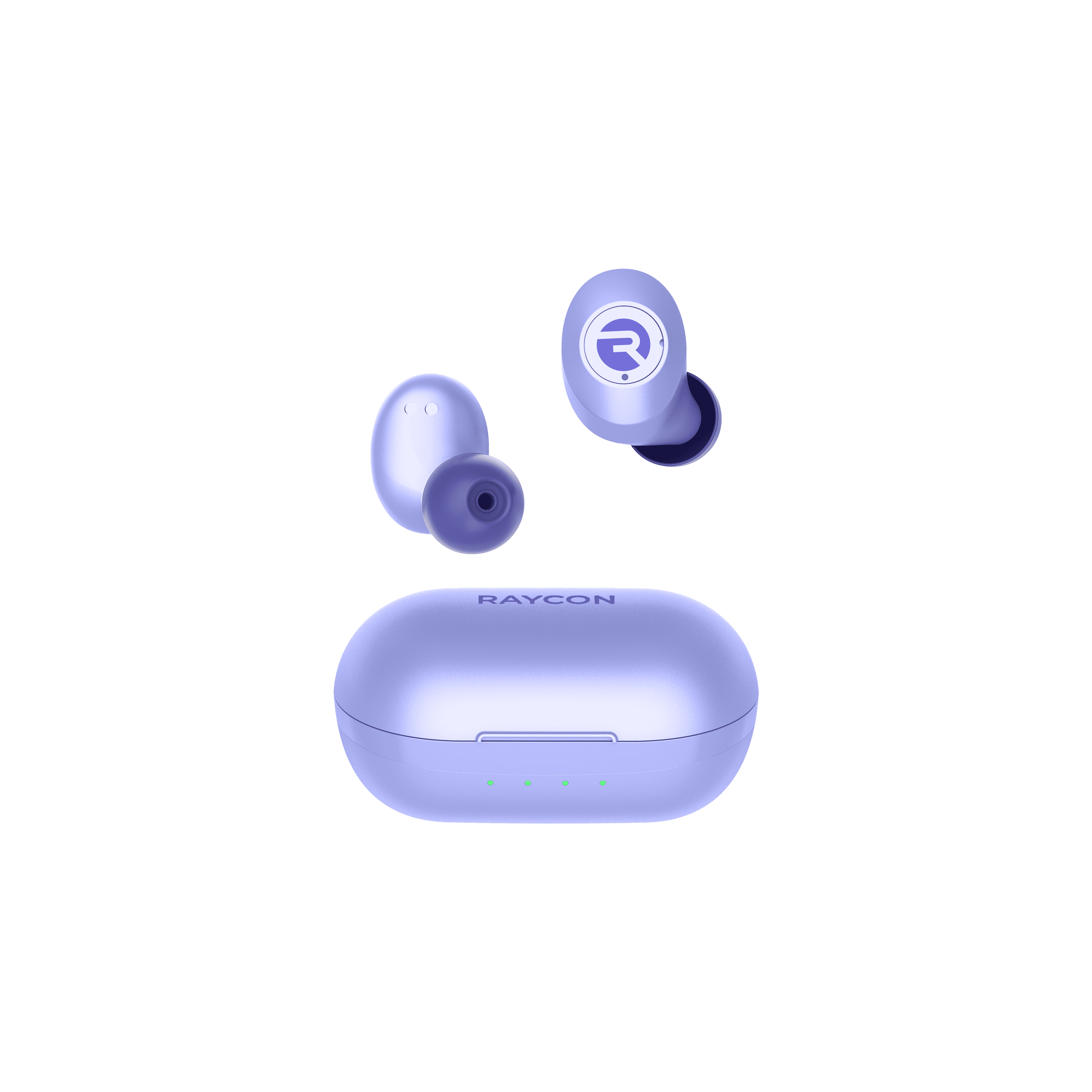 Raycon Everyday Bluetooth Wireless Earbuds with Microphone - Active Noise Cancelling, Sweat & Water-Resistant Earphones, Ear Buds Wireless Bluetooth Up to 32 Hours Playtime (Purple)