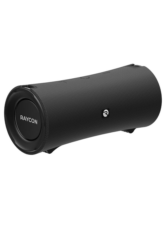 Raycon The Fitness 57-Watt Dual-Driver Portable Bluetooth Rechargeable Speaker, Carbon Black