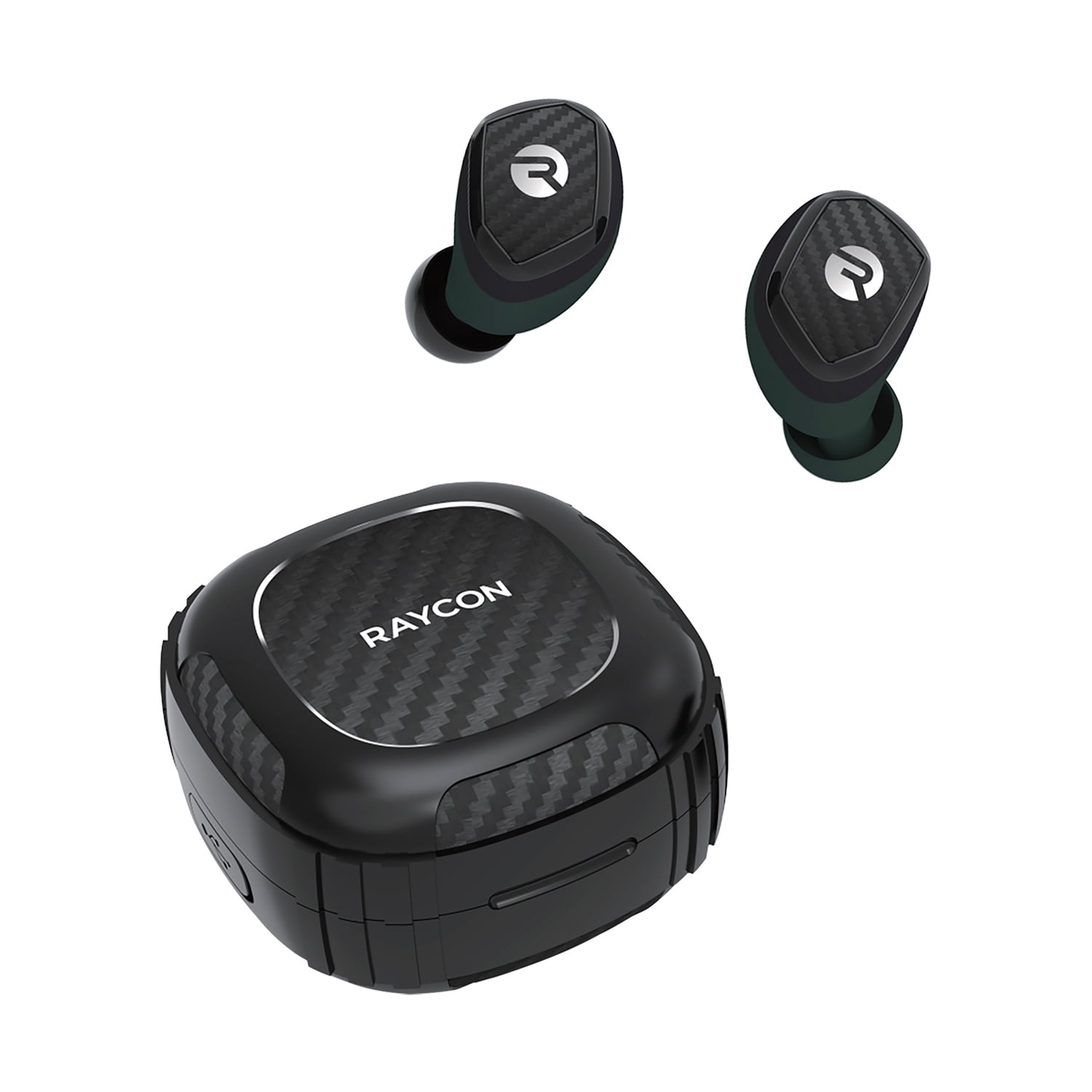 Raycon The Impact Bluetooth Earbuds, True Wireless with Microphone and Charging  Case, Carbon Black, RBE775-23E-BLA 