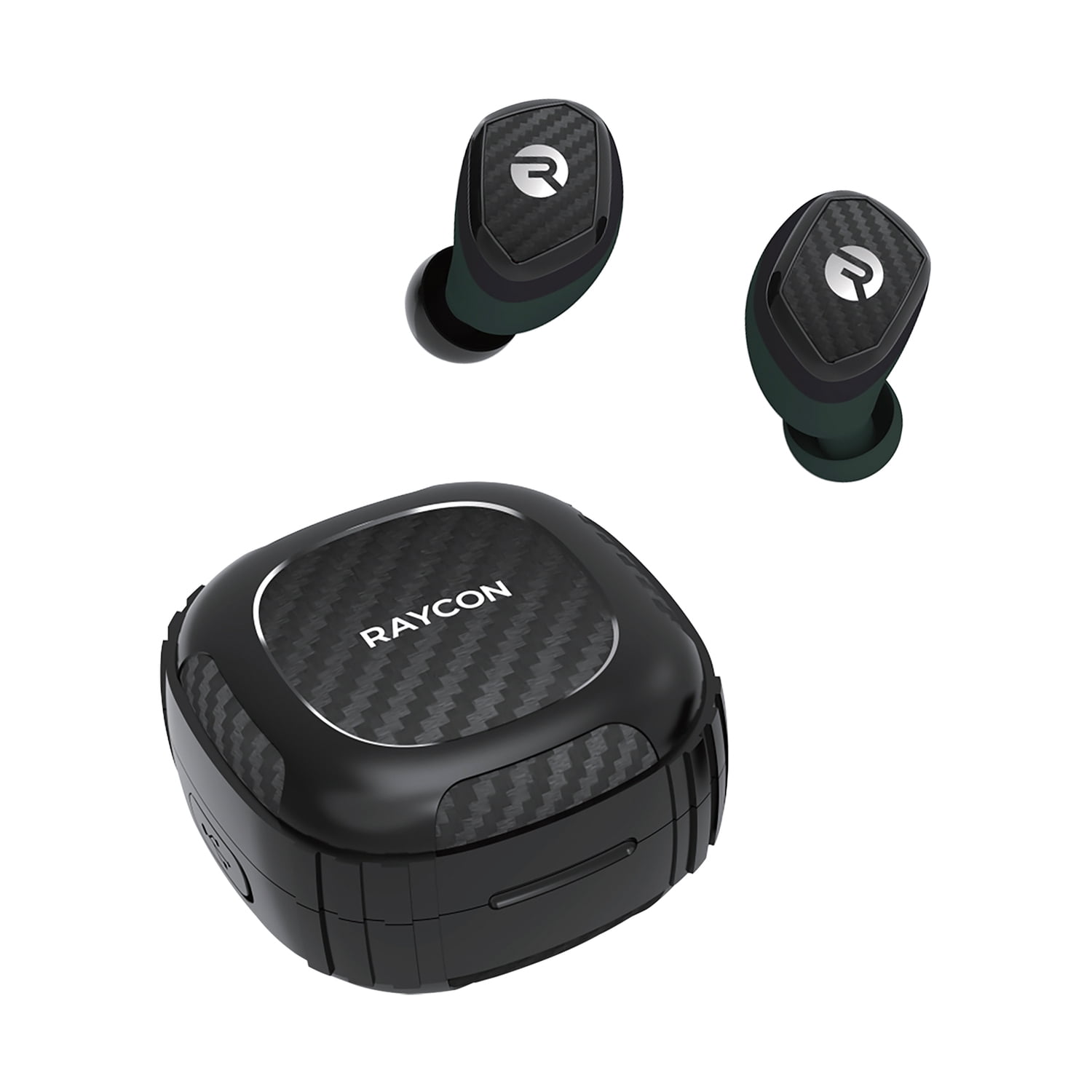 Raycon The Impact Bluetooth Earbuds, True Wireless with Microphone and  Charging Case, Carbon Black, RBE775-23E-BLA 