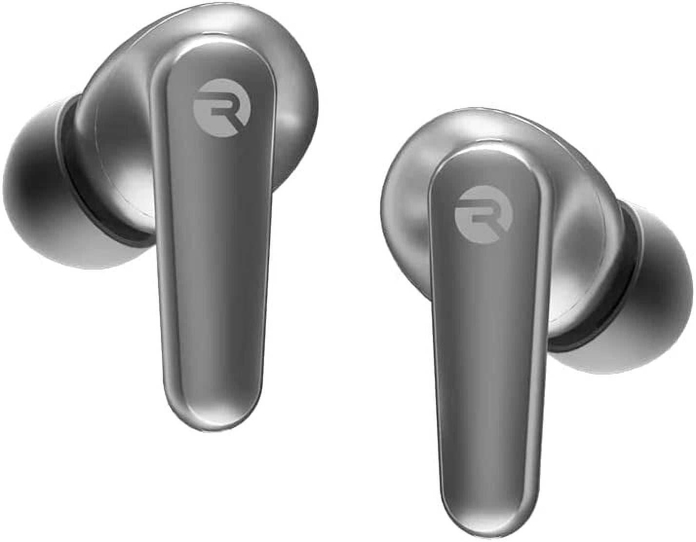 Raycon The Work in Ear Wireless Earbud Headphones with Built in Mic Jet Silver Walmart
