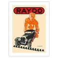 thumbnail image 1 of Raydo - Automobile Brake Manufacturer - Vintage Advertising Poster by Lubatti c.1930 - Fine Art Matte Paper Print (Unframed) 24x32in, 1 of 4