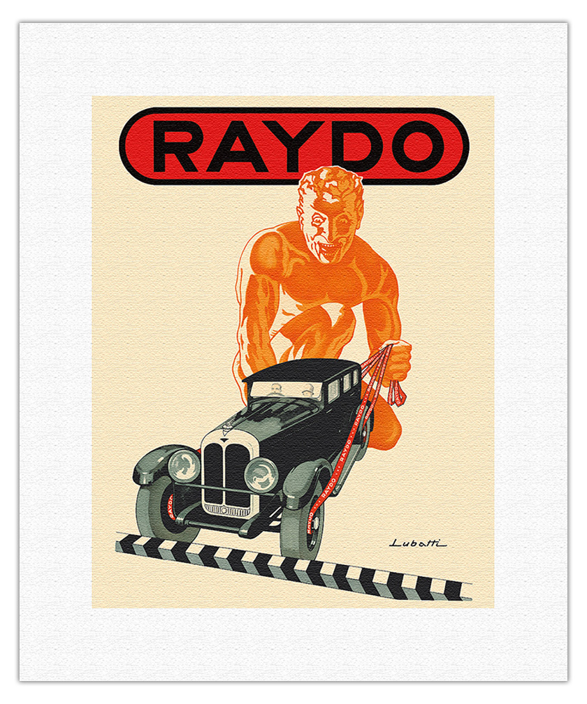 Raydo - Automobile Brake Manufacturer - Vintage Advertising Poster by ...