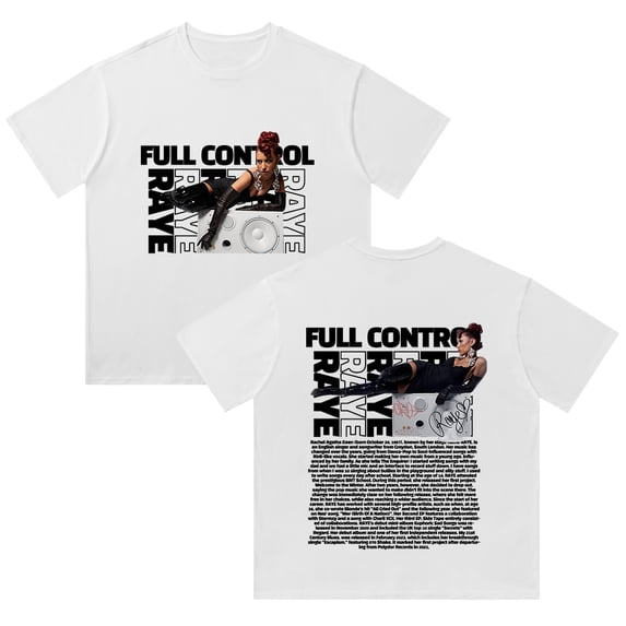 Raye Cute cartoon Merch T-shirt summer pure cotton men's and women's fashionable retro vintage short sleeved T-shirt