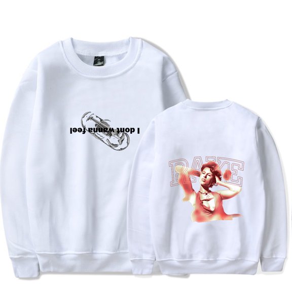 Raye I Don't Wanna Feel Merch Longsleeve Crewneck Hoodie Sweatshirt Logo Women/Men Hooded