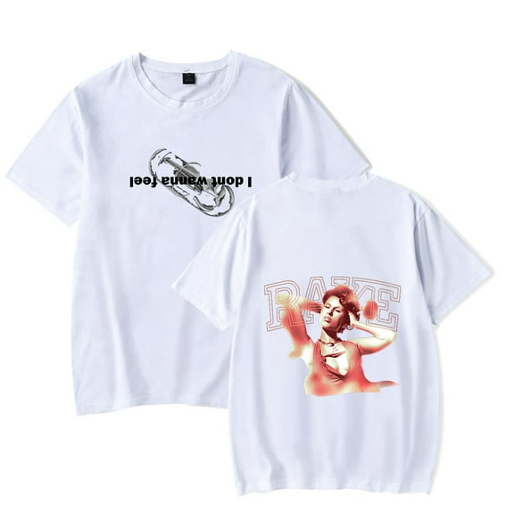 Raye Merch I Don't Wanna Feel T-shirt Short Sleeve Women Men Summer Tee Top Tshirt