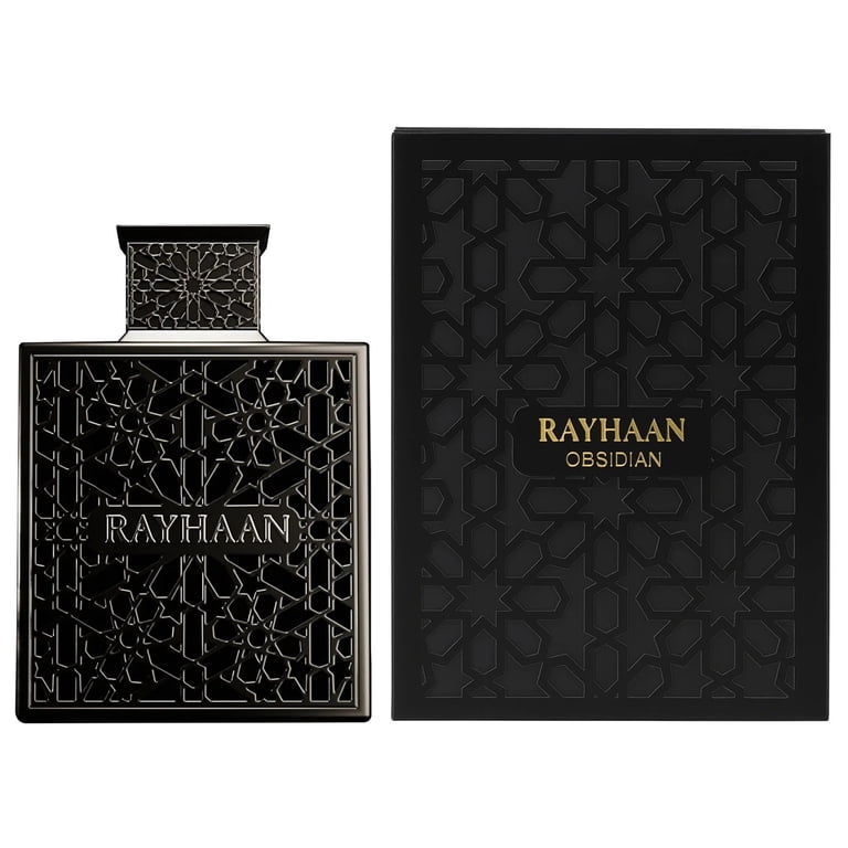 RAYHAAN obsidian EDP 100ml (10ml弱使用) RAYHAAN, Men's Obsidian EDP Spray, Citrus, Sueded Leather, 3.3 oz