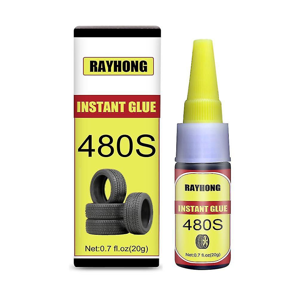 Rayhong 20g Black Super Glue Car Rubber Repair Tire Glue Window Speaker