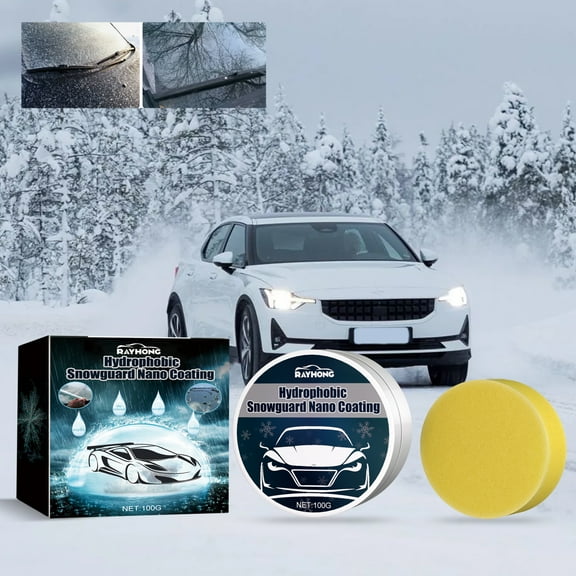 Rayhong Car Snow Removal Cream, Car Snow Removal Windshield Anti-icing Anti-freezing Car Window Defrosting Cream