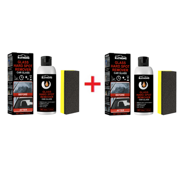 Rayhong Glass Hard Spot Remover Car Glass, Glass Cleaning Decontamination Scratch Repair Polishing Cream