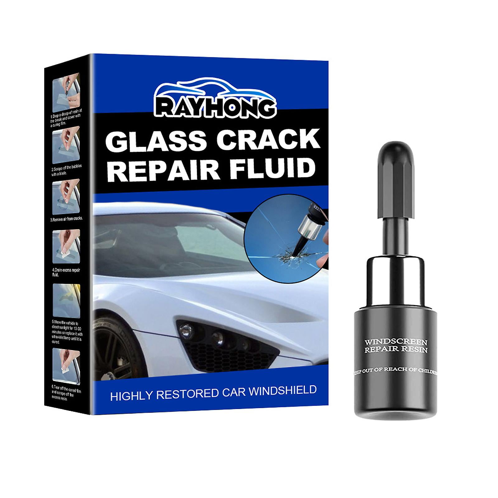 Rayhong Glass Liquid Crank Repair Professional Car Glass Repair Crack Effective Windshield Glass