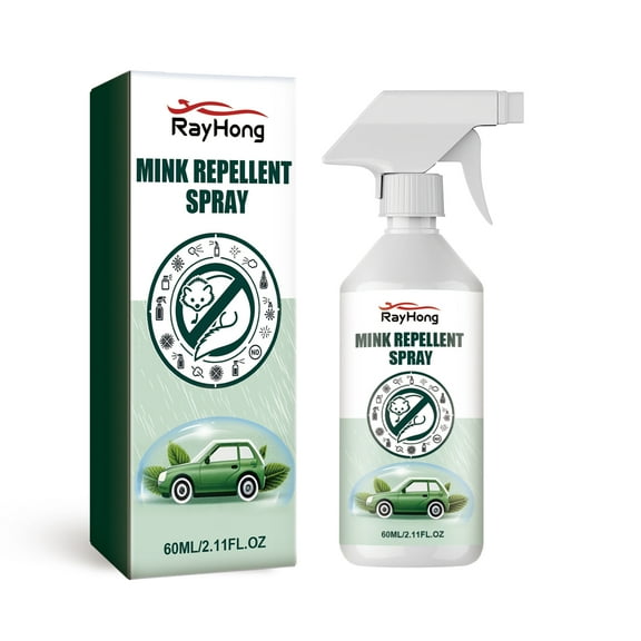 Rayhong Mink Repellent Spray, Anti-Weasel and Mink-Repellent for Car Engine Compartment