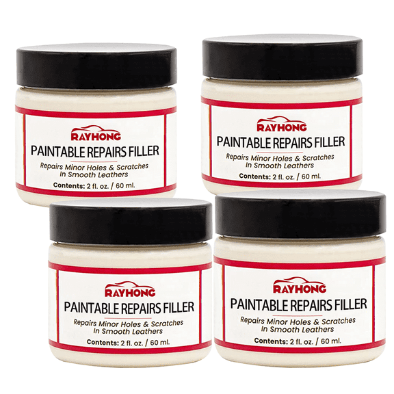 Rayhong Paintable Repairs Filler, Car Seat Scratch Repair Sofa Leather Repair Cream