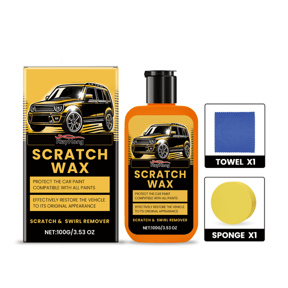 Rayhong Quick Car Scratch Remover Paste - Easy Scratch Repair for All Car Colors