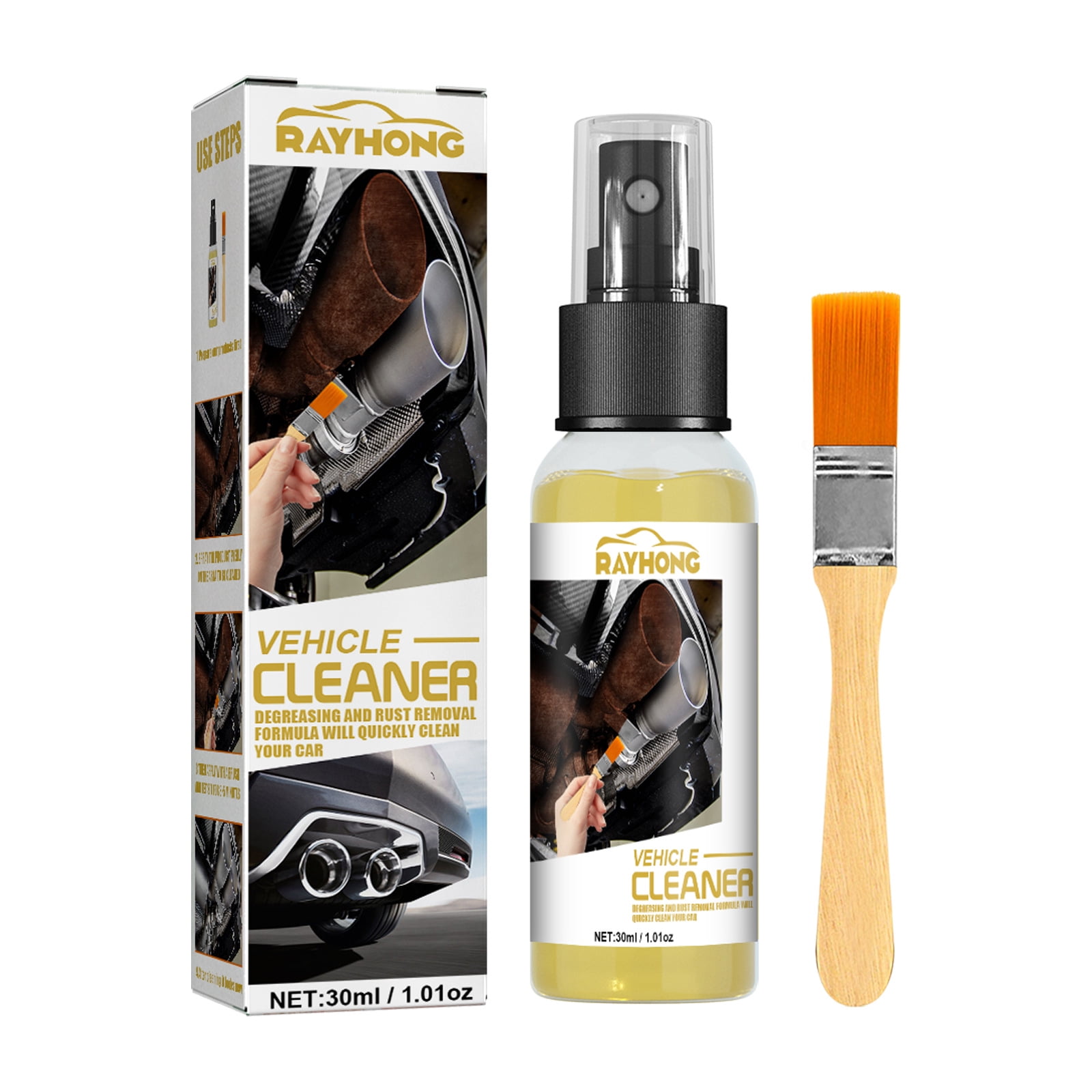 NUOKOU Rust Remover for Metal, Multi-Functional Wheel Hub Renewal Agent,  RUST Renewal Agent, Quickly Clean Car Rust Stains, Rust Protection Spray  for