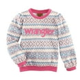 thumbnail image 1 of Wrangler Girls' Pink Aztec Sweatshirt XX-Large, 1 of 3