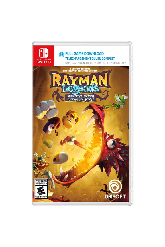 Rayman Legends: Definitive Edition Code in Box (CIB), Nintendo Switch