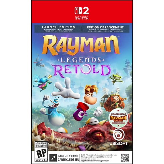Rayman Legends Retold Launch Edition - Nintendo Switch 2 Game