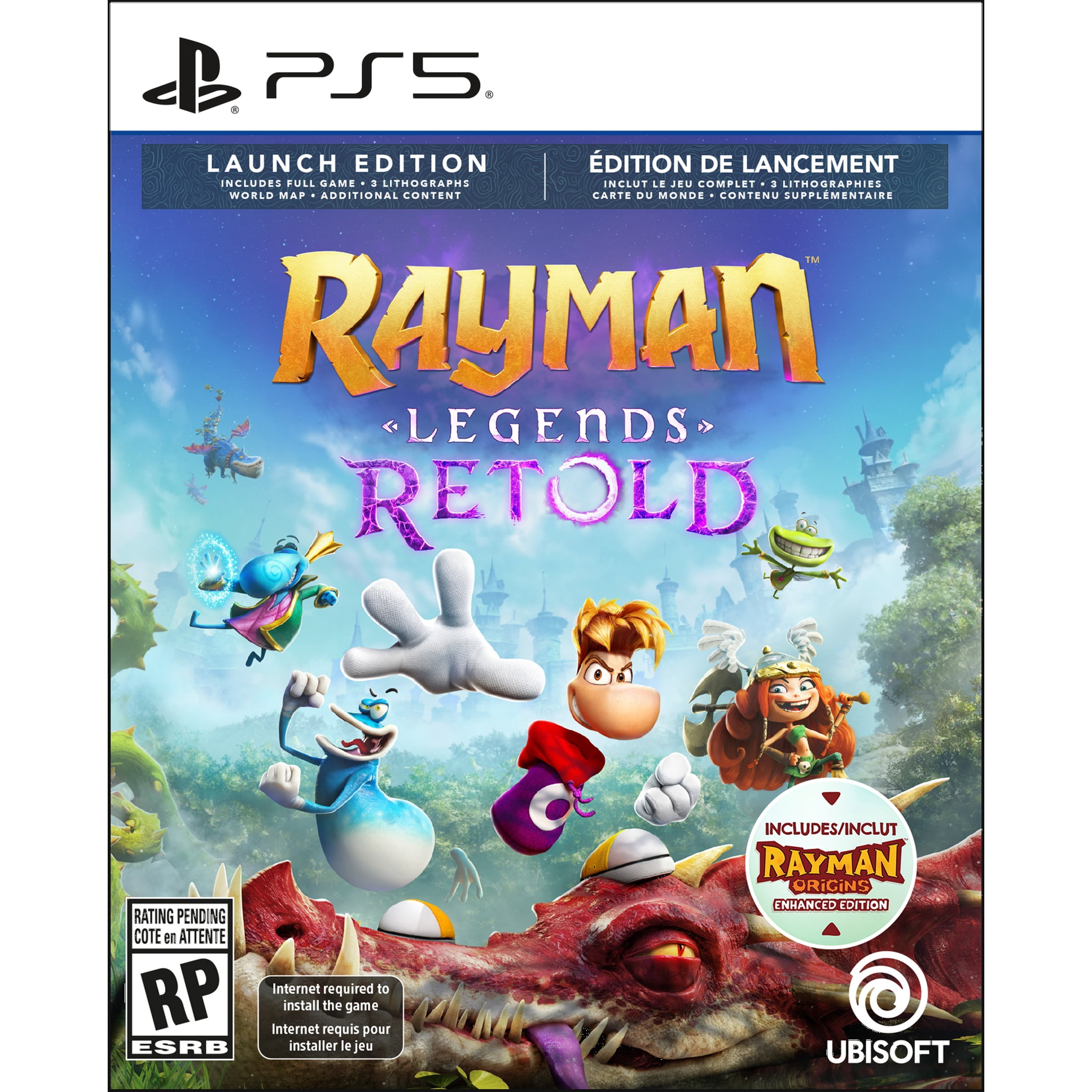 Rayman Legends Retold Launch Edition - PlayStation 5 Game