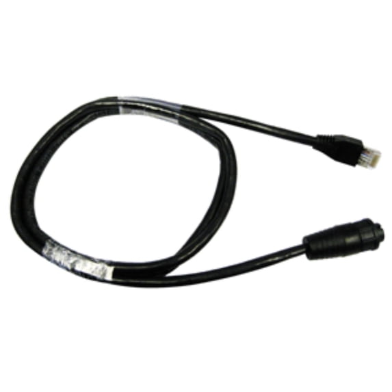 3" Black Raymarine RayNet to RJ45 Male Cable - 1m