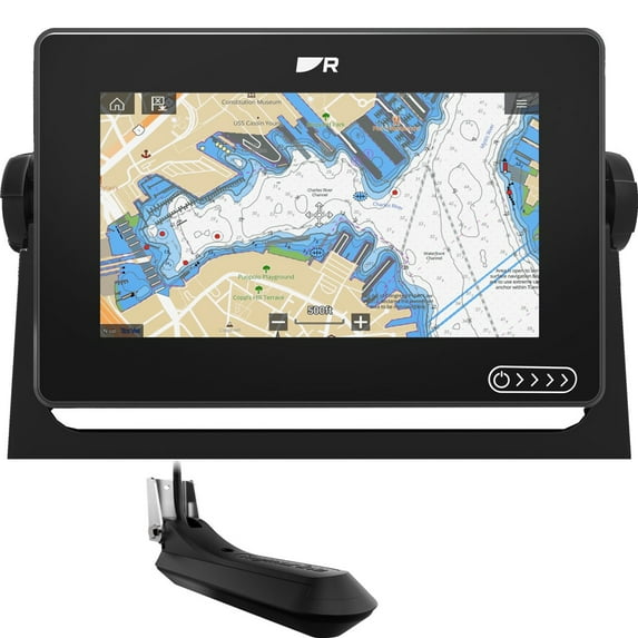 Raymarine Axiom+ 7 RV 7" MFD RV100 Transom Transducer North America Navionics Chart