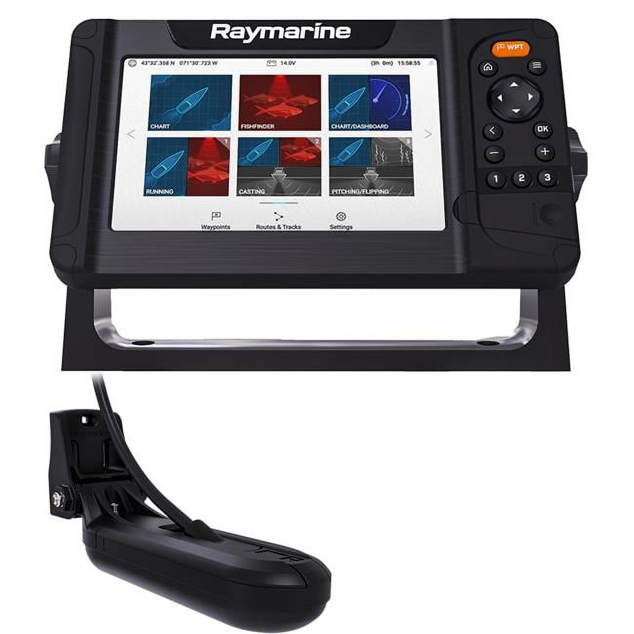 Raymarine E7053205102 Element 7 HV Combo with HV100 Transom Mount