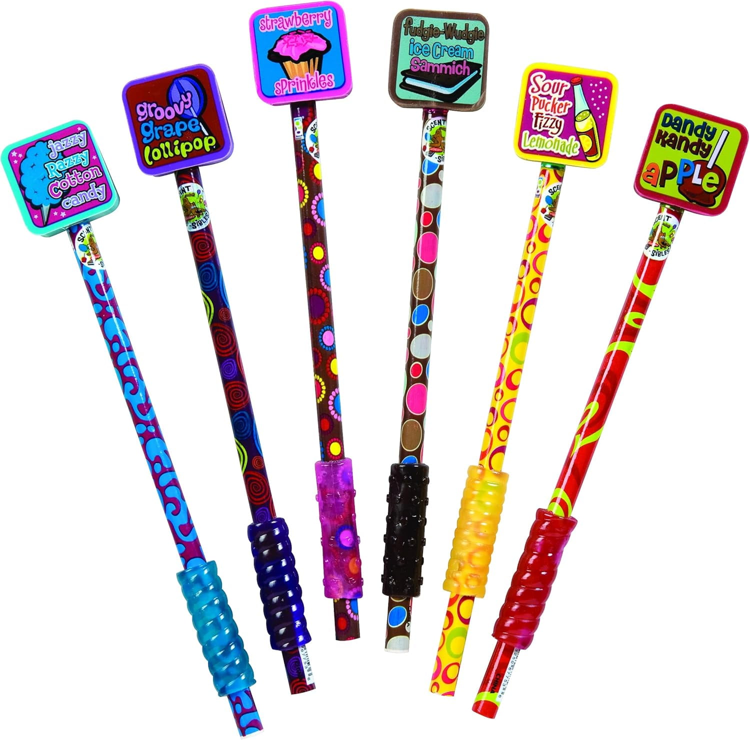 Raymond Geddes ScentSibles Carnival Eraser Wheel (Pack of 24