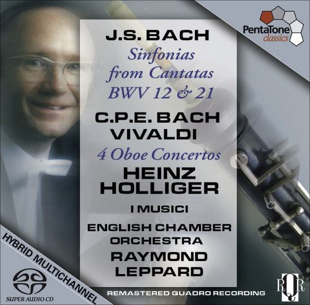 Raymond Leppard - Sinfonias from Cantatas BWV 12 & 21 / 4 Oboe Ctos - Music & Performance - SACD
