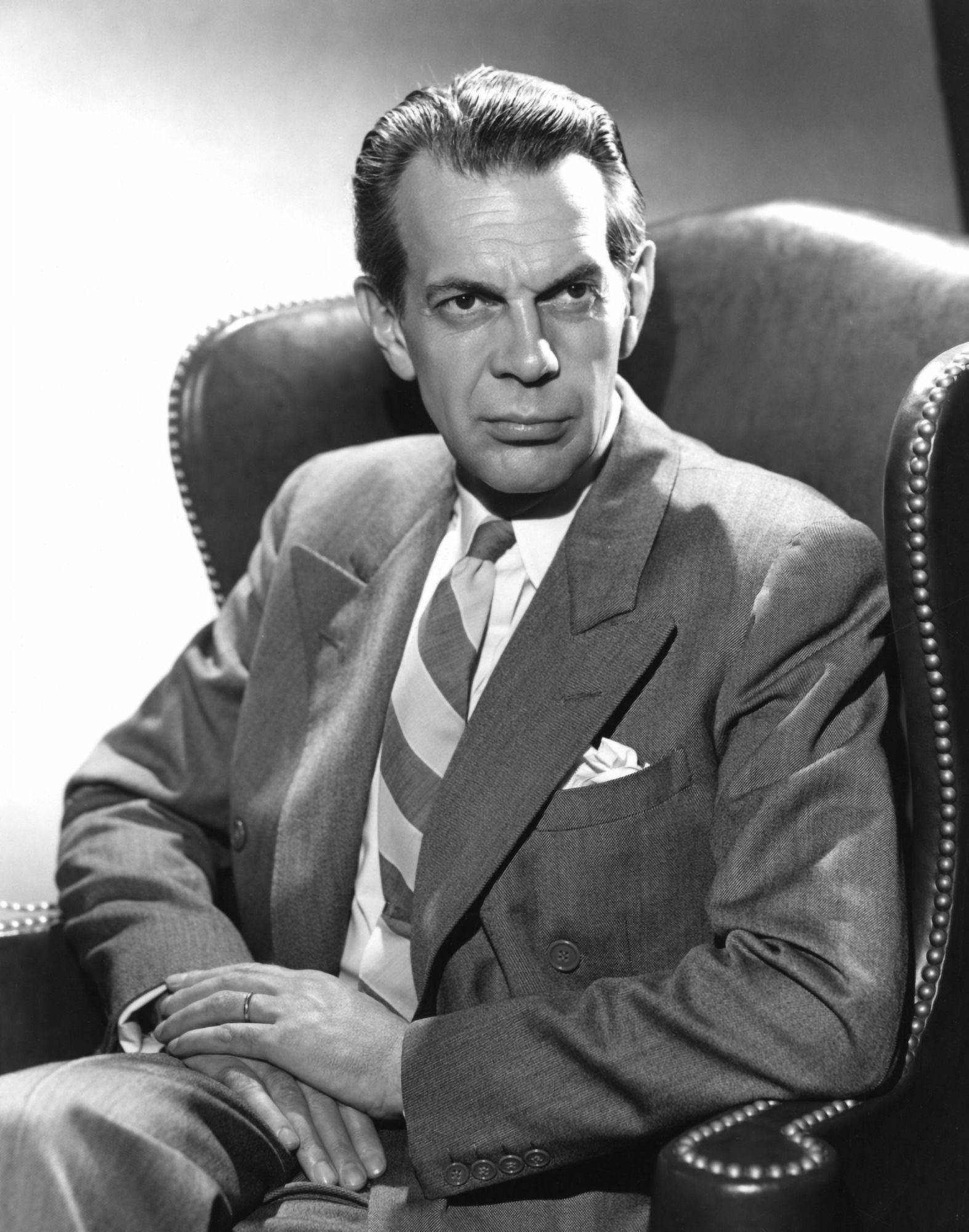 Raymond Massey Canvas Art - (16 x 20)