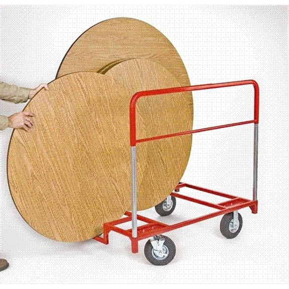 Raymond Products 3751 XL Round Table Mover - Pneumatic 8'' Casters 2 Fixed and 2 Swivel