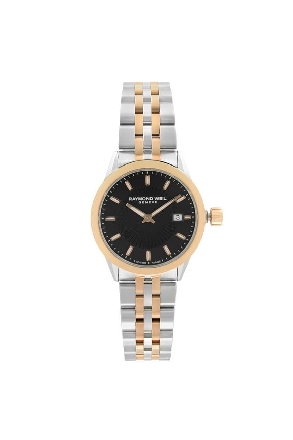 Freelancer Two-Tone Steel Black Dial Ladies Watch 5629-SP5-20021