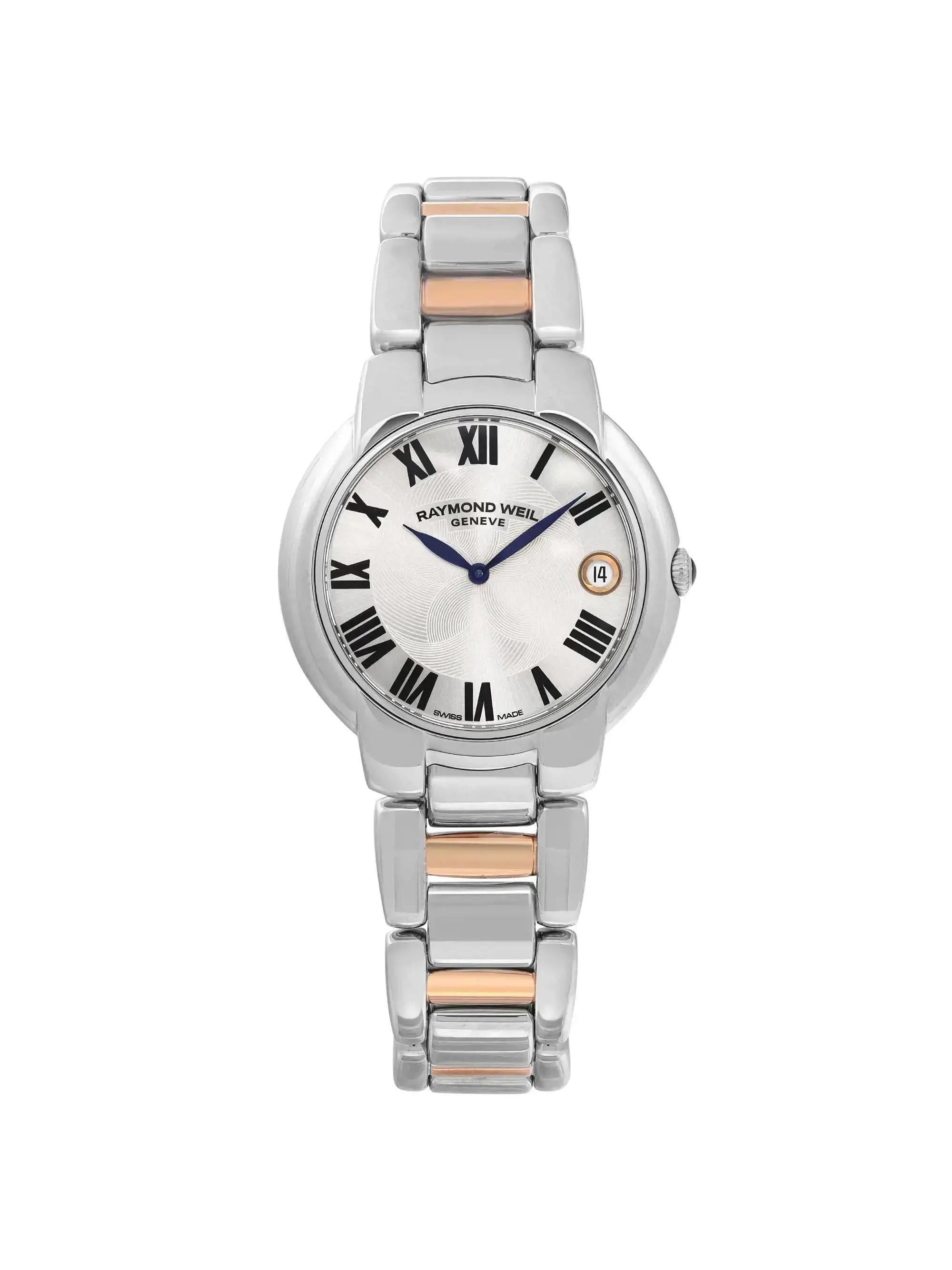 Raymond Weil Jasmine 35mm Steel Silver Dial Quartz Ladies Watch 5235-S5-01659