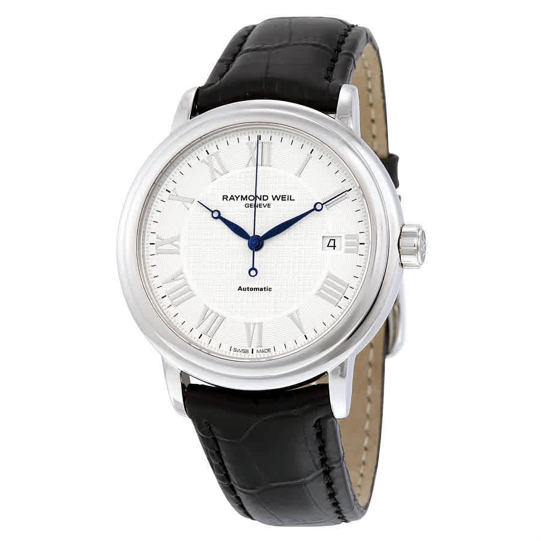 Raymond Weil Men's 2837-STC-00308 Maestro White Roman Numerals Dial Watch