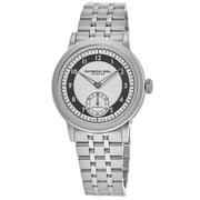 Raymond Weil Millesime Automatic 39mm Tuxedo White Dial Stainless Steel Mens Watch 2930-ST-05642