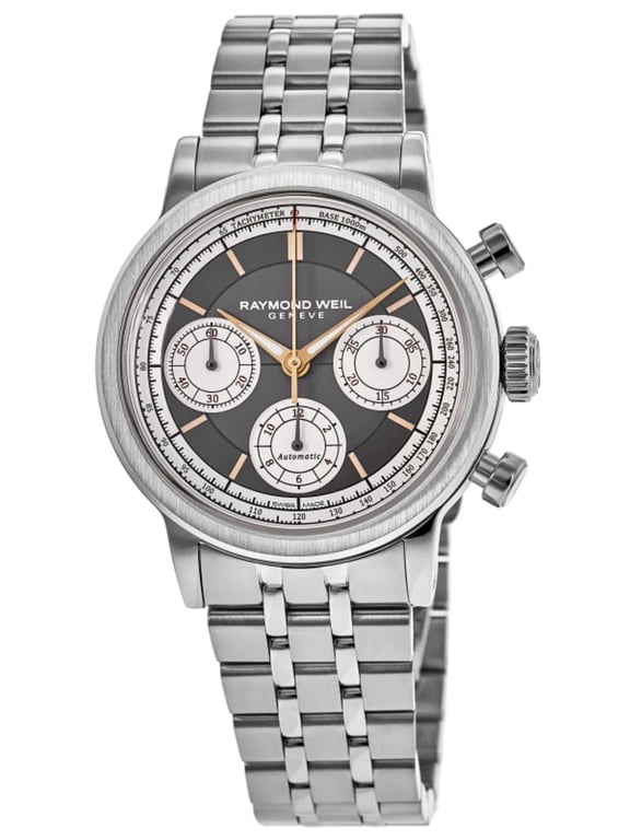 Millesime Automatic Chronograph Grey Dial Stainless Steel Men's Watch 7765-ST-60651