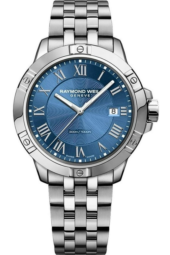 Tango Men's Blue Dial Swiss Quartz Watch 8160-ST-00508