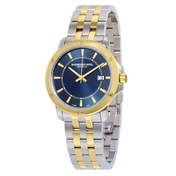 Raymond Weil Tango Blue Dial Two-tone Men's Watch RW-5591-STP-50001