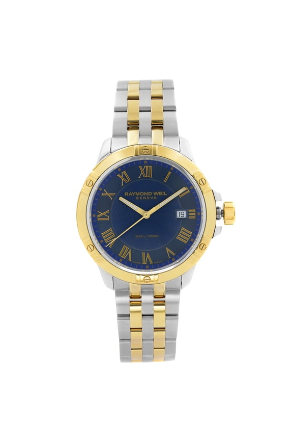 Tango Two-Tone Steel Blue Dial Quartz Mens Watch 8160-STP-00508