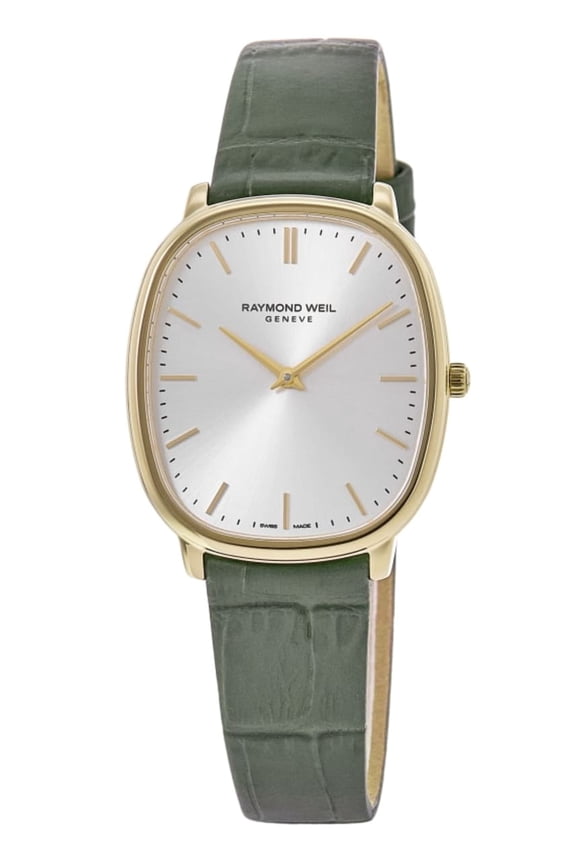 Toccata Heritage Silver Dial Leather Strap Women's Watch 5280-PC-64001