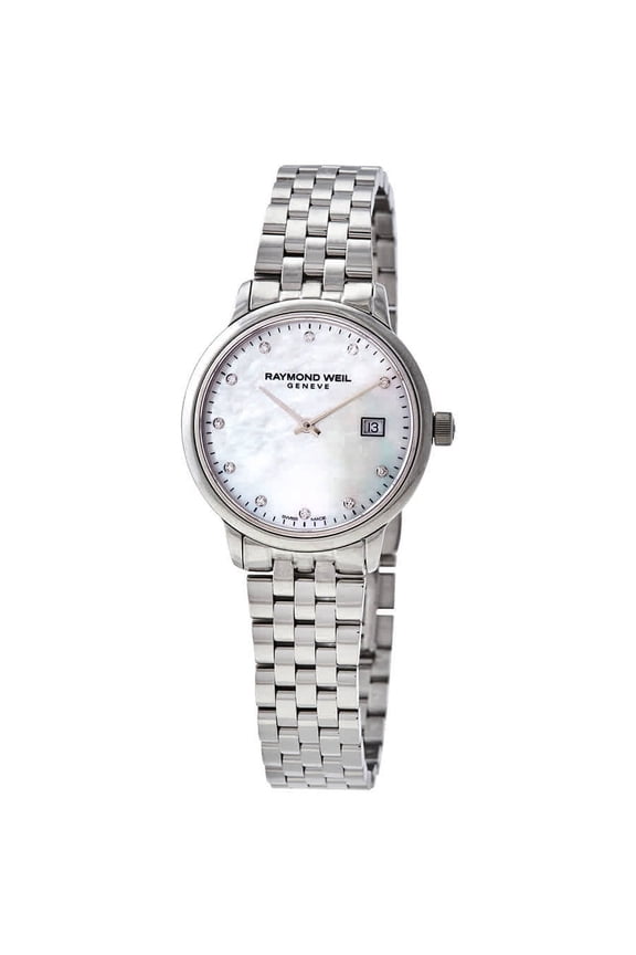 Toccata Quartz Diamond White Mother of Pearl Dial Ladies Watch 5985-ST-97081
