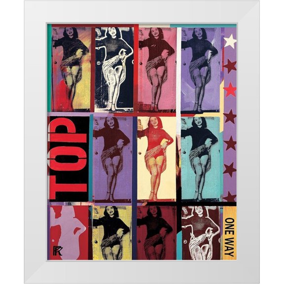 Raynal, Paul 12x14 White Modern Wood Framed Museum Art Print Titled - Les Etoiles