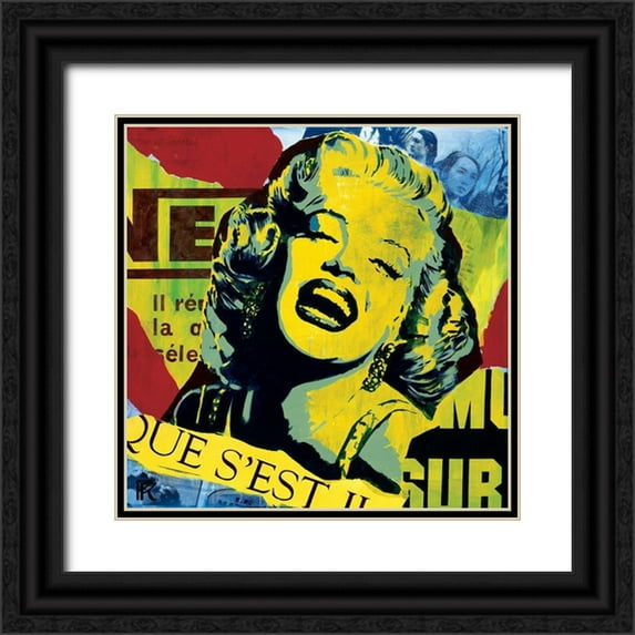 Raynal, Paul 20x20 Black Ornate Wood Framed with Double Matting Museum Art Print Titled - Que sest-il passe