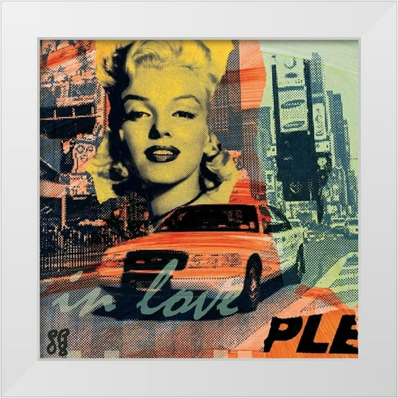 Raynal, Paul 20x20 White Modern Wood Framed Museum Art Print Titled - In Love