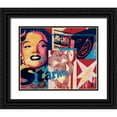 thumbnail image 1 of Raynal, Paul 24x20 Black Ornate Wood Framed with Double Matting Museum Art Print Titled - Starlettes, 1 of 4