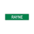 thumbnail image 1 of Rayne Girls Children Name Letter Printed Plaque Decoration Label Indoor Outdoor Wall Novelty Aluminum Sign 4"x13.5", 1 of 1