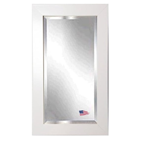 Rayne Glossy White Wall Mirror